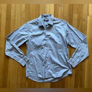 Pierre Cardin Gray Dress Shirt - Men's Size Large